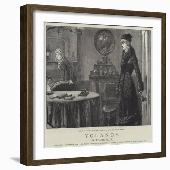 Yolande-William Heysham Overend-Framed Giclee Print