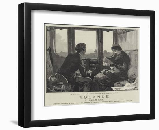 Yolande-William Heysham Overend-Framed Giclee Print