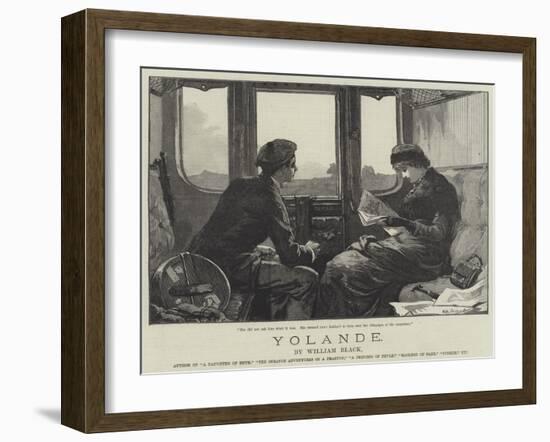 Yolande-William Heysham Overend-Framed Giclee Print