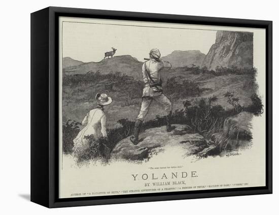 Yolande-William Heysham Overend-Framed Stretched Canvas