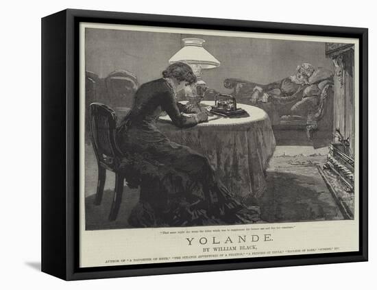 Yolande-William Heysham Overend-Framed Stretched Canvas