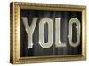 YOLO Bling Faux Frame-null-Stretched Canvas