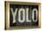 YOLO Bling Faux Frame-null-Stretched Canvas