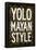 YOLO Mayan Style-null-Framed Poster