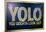 YOLO You Oughta Look Out-null-Mounted Poster