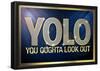 YOLO You Oughta Look Out-null-Framed Poster