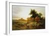 Yon Yellow Sunset Dying in the West-Joseph Farquharson-Framed Giclee Print