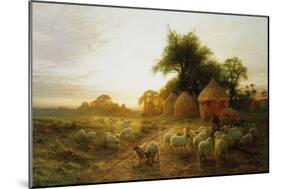 Yon Yellow Sunset Dying in the West-Joseph Farquharson-Mounted Giclee Print