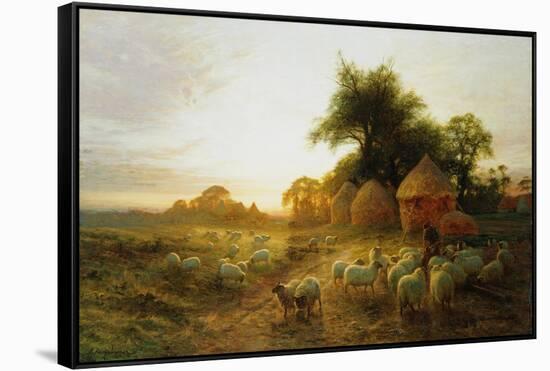 Yon Yellow Sunset Dying in the West-Joseph Farquharson-Framed Stretched Canvas