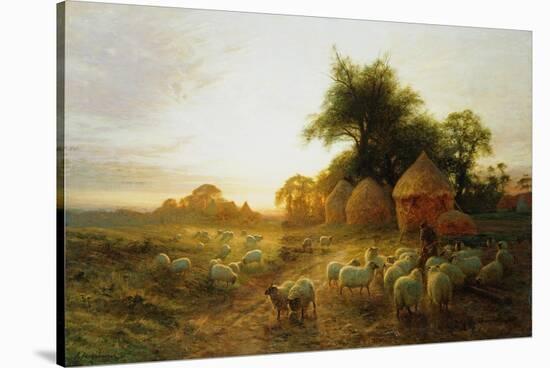 Yon Yellow Sunset Dying in the West-Joseph Farquharson-Stretched Canvas