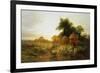 Yon Yellow Sunset Dying in the West-Joseph Farquharson-Framed Giclee Print