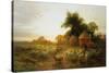 Yon Yellow Sunset Dying in the West-Joseph Farquharson-Stretched Canvas