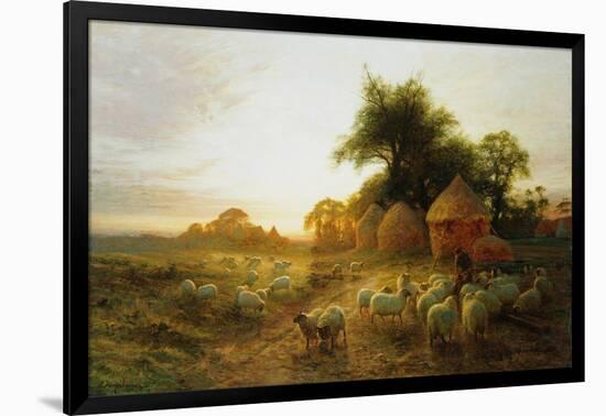 Yon Yellow Sunset Dying in the West-Joseph Farquharson-Framed Giclee Print