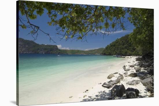 Yong Kasem Beach, Known as Monkey Beach, Phi Phi Don Island, Thailand, Southeast Asia, Asia-Sergio Pitamitz-Stretched Canvas
