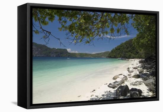 Yong Kasem Beach, Known as Monkey Beach, Phi Phi Don Island, Thailand, Southeast Asia, Asia-Sergio Pitamitz-Framed Stretched Canvas