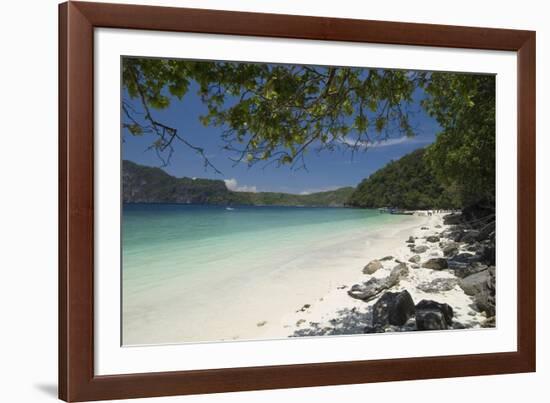 Yong Kasem Beach, Known as Monkey Beach, Phi Phi Don Island, Thailand, Southeast Asia, Asia-Sergio Pitamitz-Framed Photographic Print