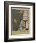 Yong Woman Outside of a Mosquito Net, after 1766-Suzuki Harunobu-Framed Giclee Print