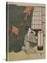 Yong Woman Outside of a Mosquito Net, after 1766-Suzuki Harunobu-Stretched Canvas