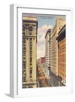 Yonge Street, Downtown Toronto-null-Framed Art Print