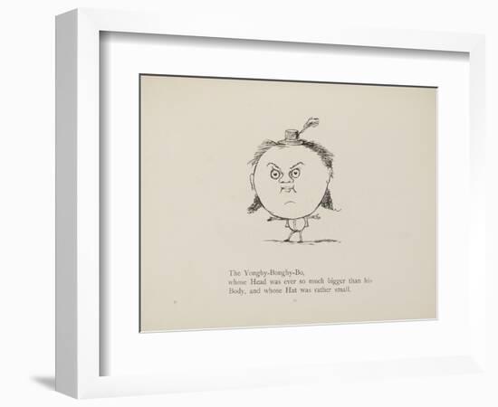 Yonghy-Bonghy-Bo From a Collection Of Poems and Songs by Edward Lear-Edward Lear-Framed Giclee Print