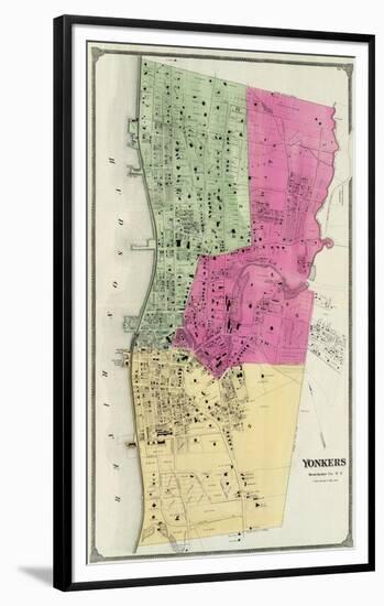 Yonkers, New York, c.1868-Frederick W^ Beers-Framed Art Print