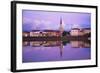 Yonne Riverbanks at Sunset, Auxerre, Yonne, Bourgogne (Burgundy), France, Europe-Guy Thouvenin-Framed Photographic Print