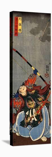 Yorimasa Shooting at the Monster Nuye-Kuniyoshi Utagawa-Stretched Canvas