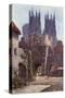 York Bootham Bar-Ernest W Haslehust-Stretched Canvas