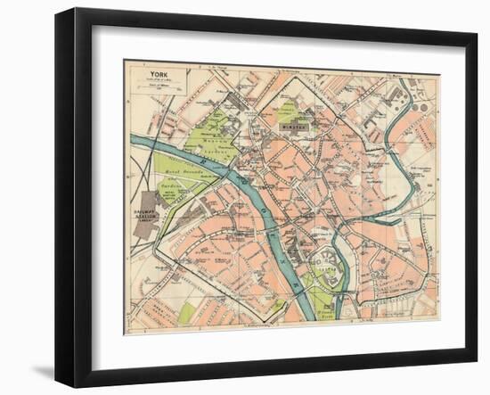 'York', c20th Century-John Bartholomew-Framed Giclee Print