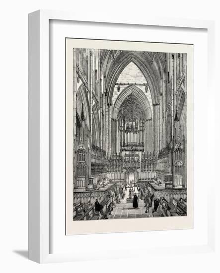 York Cathedral: the Choir-null-Framed Giclee Print