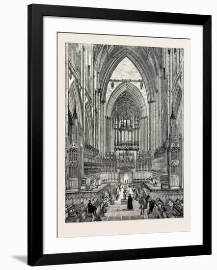 York Cathedral: the Choir-null-Framed Giclee Print