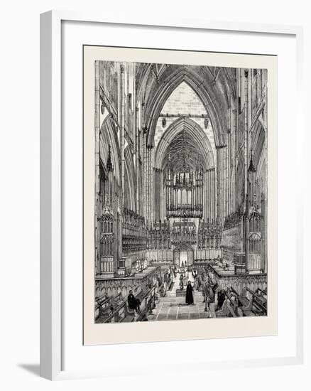 York Cathedral: the Choir-null-Framed Giclee Print