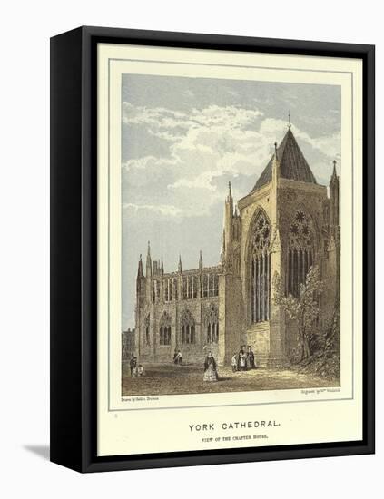 York Cathedral, View of the Chapter House-Hablot Knight Browne-Framed Stretched Canvas