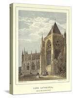 York Cathedral, View of the Chapter House-Hablot Knight Browne-Stretched Canvas