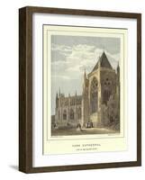 York Cathedral, View of the Chapter House-Hablot Knight Browne-Framed Giclee Print