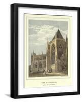 York Cathedral, View of the Chapter House-Hablot Knight Browne-Framed Giclee Print