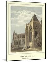 York Cathedral, View of the Chapter House-Hablot Knight Browne-Mounted Giclee Print