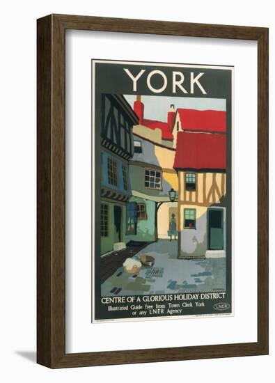 York, Centre of Glorious Holiday-null-Framed Art Print