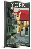 York, Centre of Glorious Holiday-null-Mounted Art Print