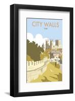 York City Walls - Dave Thompson Contemporary Travel Print-Dave Thompson-Framed Giclee Print