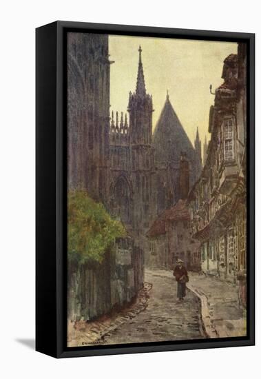 York College St Etc-Ernest W Haslehust-Framed Stretched Canvas