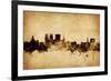 York England Skyline-Michael Tompsett-Framed Art Print