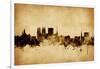 York England Skyline-Michael Tompsett-Framed Art Print