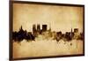 York England Skyline-Michael Tompsett-Framed Art Print