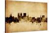 York England Skyline-Michael Tompsett-Stretched Canvas