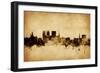 York England Skyline-Michael Tompsett-Framed Art Print