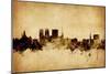 York England Skyline-Michael Tompsett-Mounted Art Print