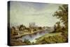 York from Scarborough Railway Bridge-John Bell-Stretched Canvas