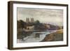 York from the Ouse-Ernest W Haslehust-Framed Art Print