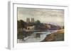 York from the Ouse-Ernest W Haslehust-Framed Art Print